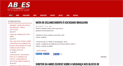 Desktop Screenshot of abresbrasil.org.br